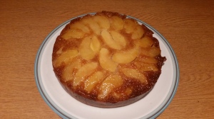 Caramelised apple cake which was lush!